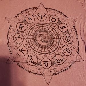 Zodiac cold shoulder shirt